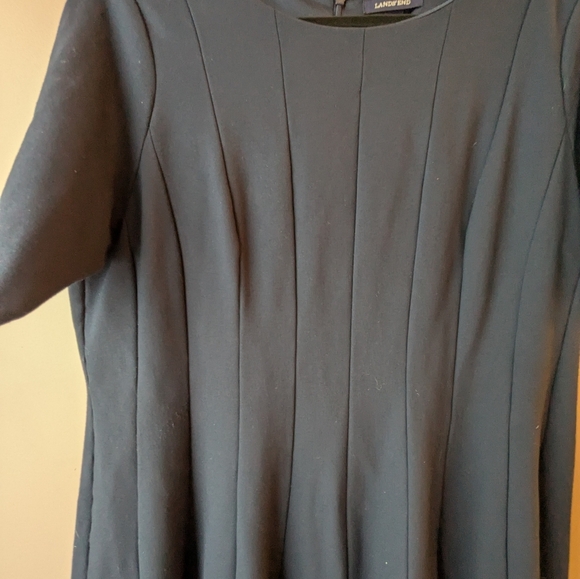 Land's End Navy Flair Dress 18w - Picture 5 of 7